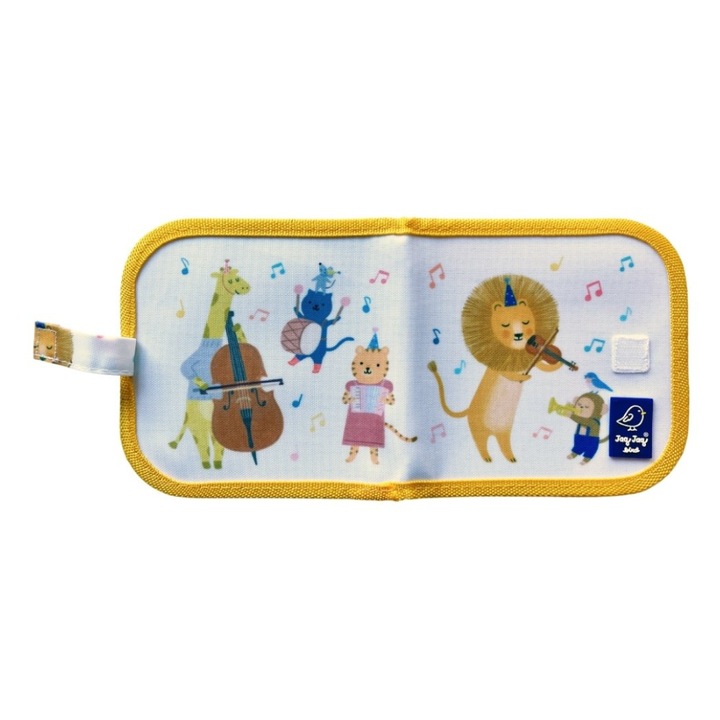 Jaq Jaq Bird книжка за оцветяване, Mini Board, 4 пастели Butterstix, 8 страници, многоцветна, 5 години