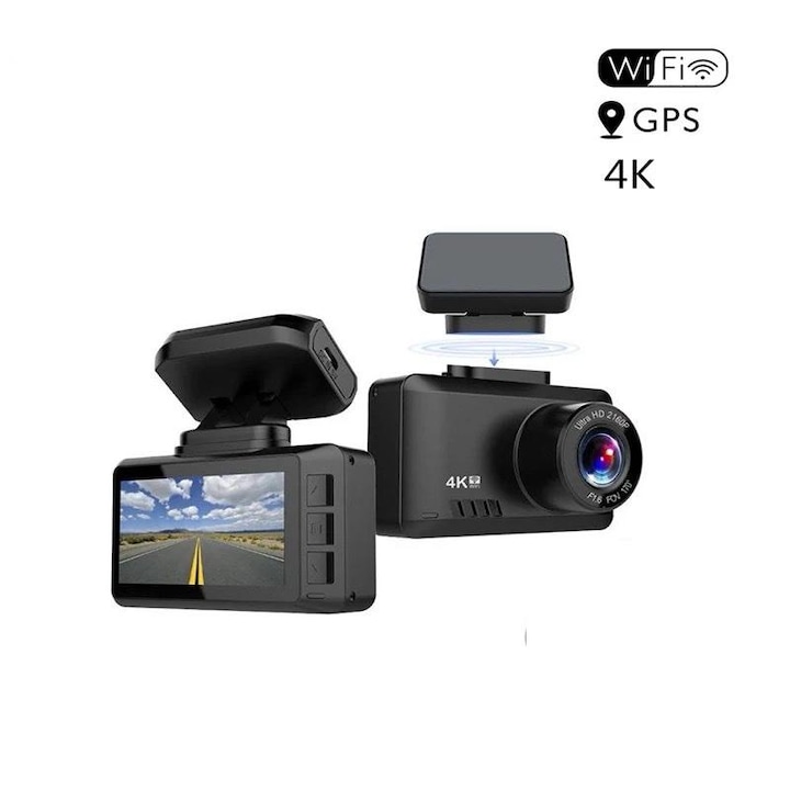Camera de Bord ProDrivers DriveVision 4K Elite/ Ecran in 2.45 inch/ Wifi/ GPS