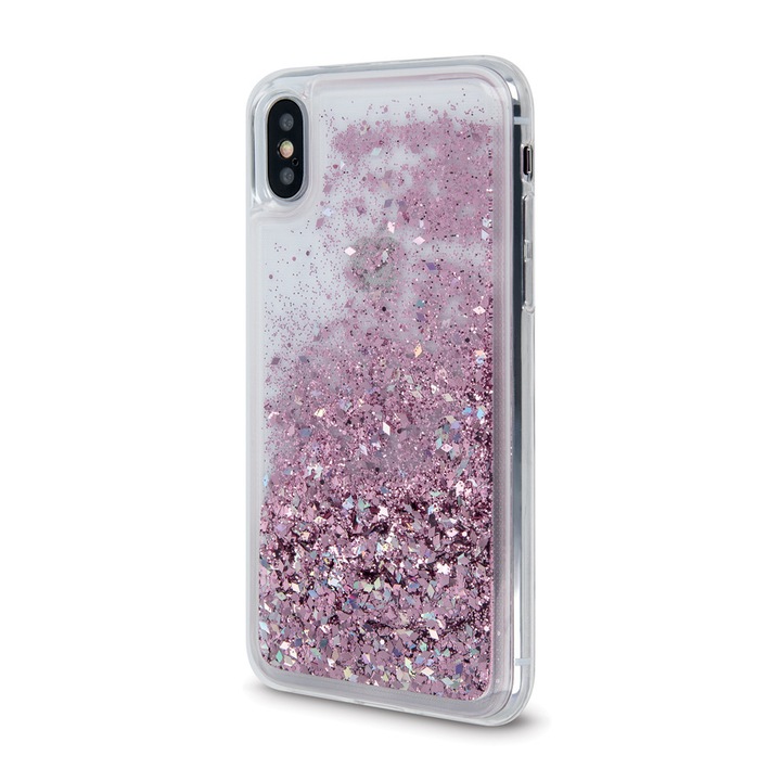 Husa de protectie Liquid Sparkle pentru Huawei P40 Pro, bumper, Roz, TLF-BBL4778