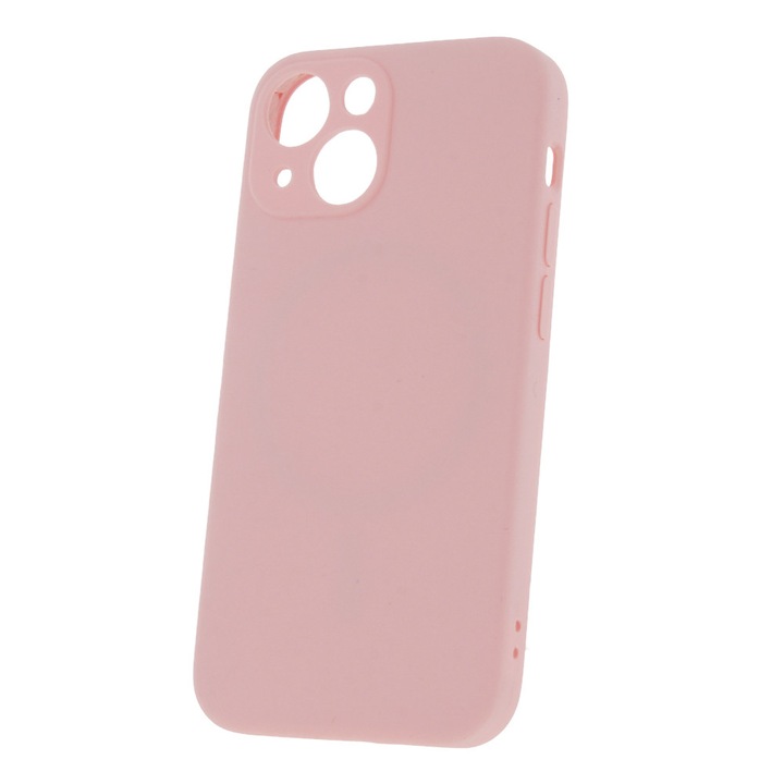 Husa Mag Invisible pentru Iphone 13 Mini 5 "4" Roz Pastel