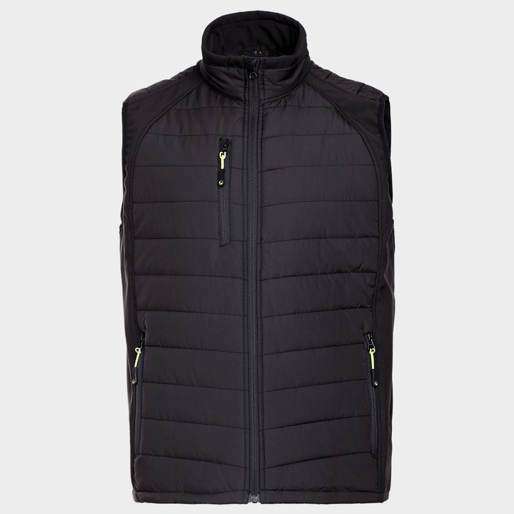 Vesta de lucru, STENSO, SPARK PRO, Negru, 3XL