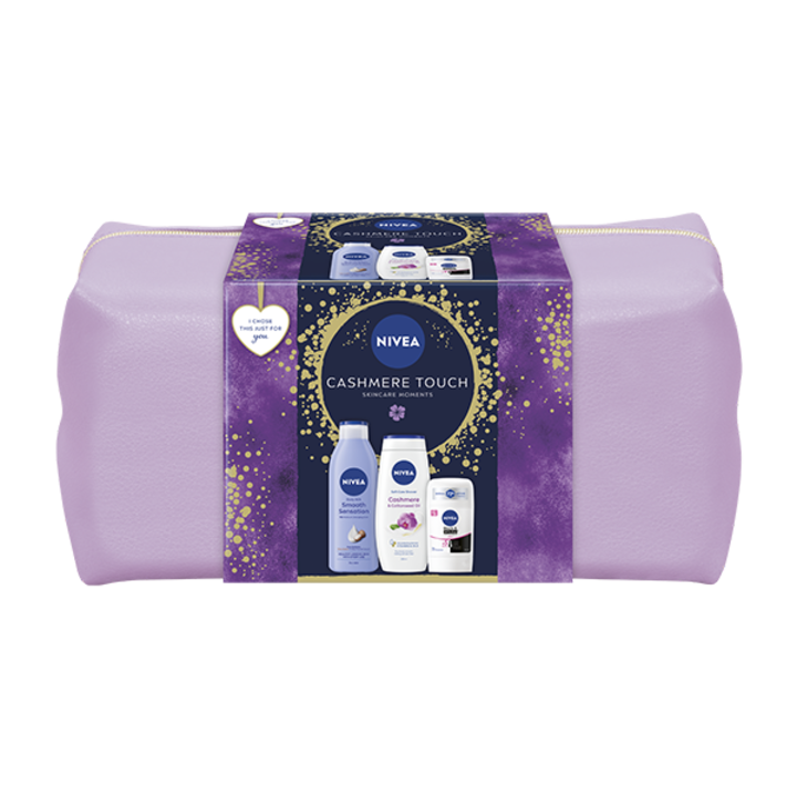 Set cadou Nivea: Lotiune de corp delicata, 250 ml + Gel de dus