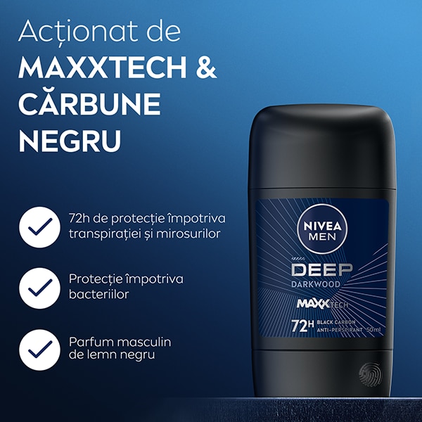 deodorant Nivea 10点セット25ml Set cadou Nivea Men Deep: Lotiune dupa ras, 100 ml + Gel de dus