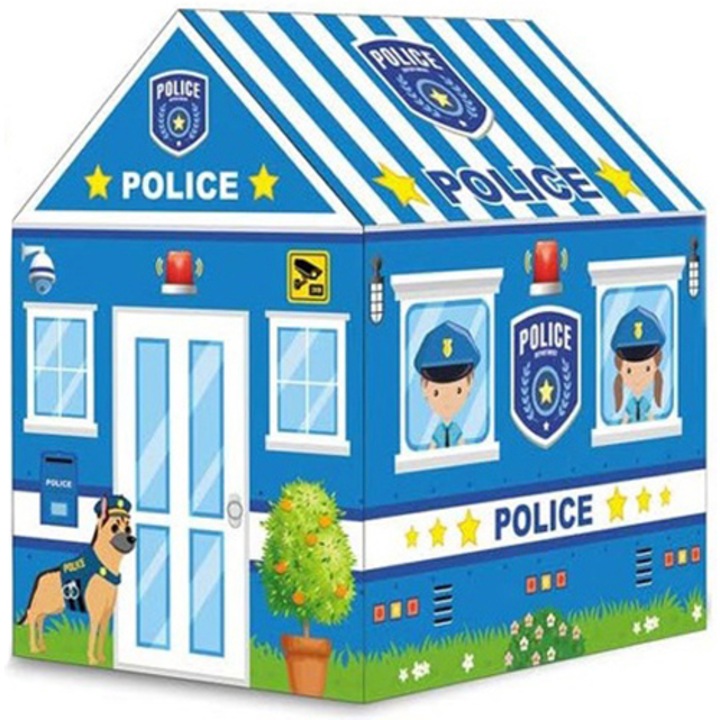 Палатка за игра ROBEN - Полиция, 69x93x103 см