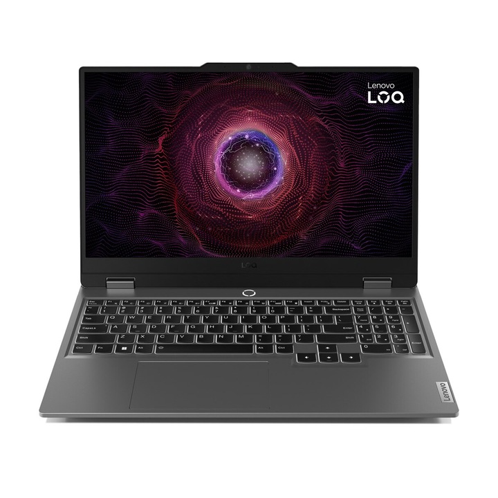 Lenovo LOQ Laptop, 15,6" Full HD, AMD Ryzen™ 7 7435HS 4,5 GHz-ig, 16 GB RAM DDR5 4800, 1 TB SSD, NVIDIA® GeForce® RTX 4060 8 GB, Free Dos, Szürke