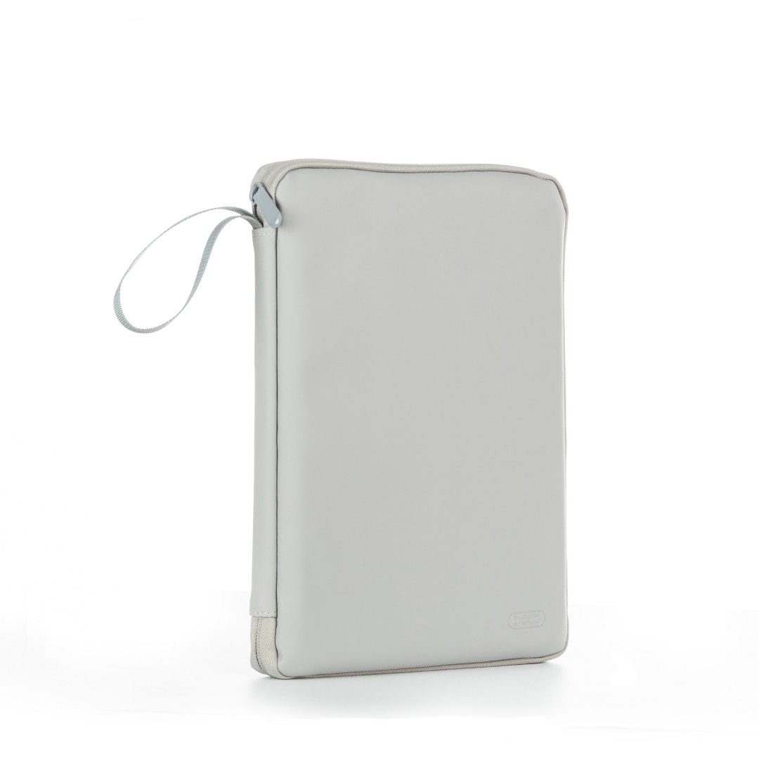 Geanta pentru tableta 10.9” si accesorii, XO CB03, Captusita, Fermoar rezistent, 3 compartimente, Absorbtie socuri, gri