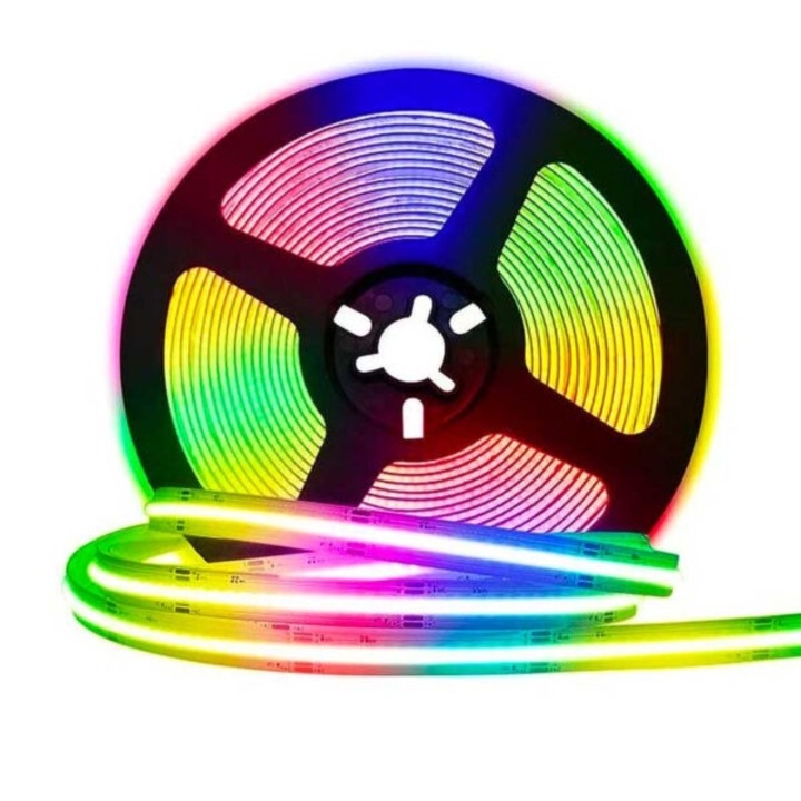 Banda LED RGB -COB 2880 LED (576LED/m), Interior IP20, Rola 5 metri