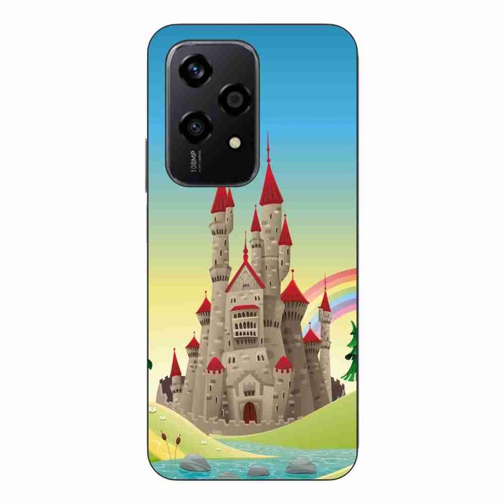 Кейс, съвместим с Honor 200 Lite Silicone Gel Tpu Castle Model