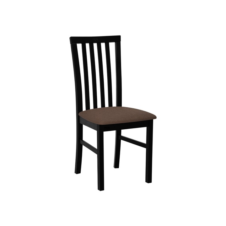 Scaun Figaro I, 43x93x40 cm, negru + braun, Mirjan24