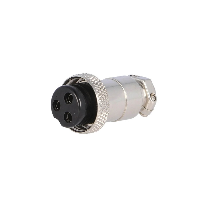 Conector de alimentare mixer Thunder, conector circular, conector industrial 3 poli