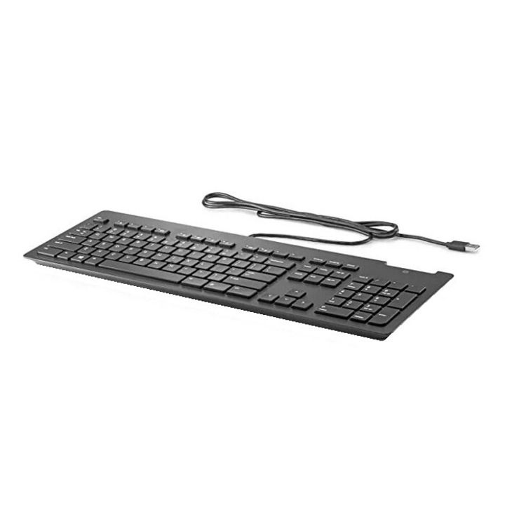 HP Business Slim Smartcard USB клавиатура, черна, жична, немска подредба