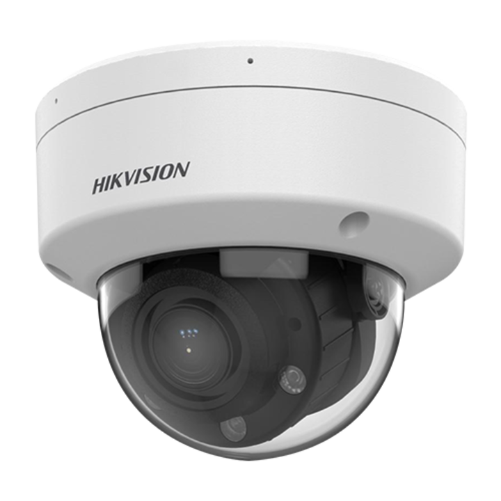 IP камера 2MP, обектив VF 2.8 - 12 mm, Smart Hybrid Light, IR 30m, WL 30m, Микрофон, IK08, Hikvision