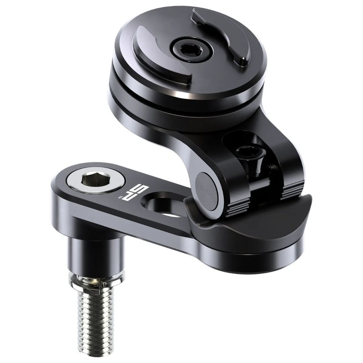 Suport telefon Bar Clamp Pro, SP Connect, aluminiu, montare usoara, 3 suruburi M8, negru