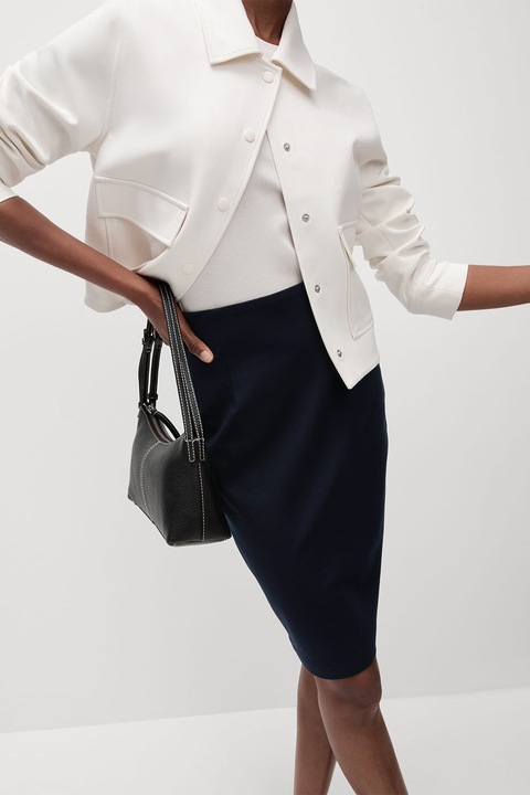 Marks & Spencer, Fusta-creion mini, Albastru ultramarin