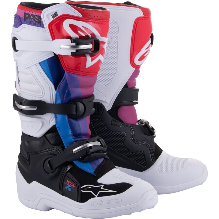 Bocanci Alpinestars Tech 7, microfibra, impermeabili, negru, marimea 8