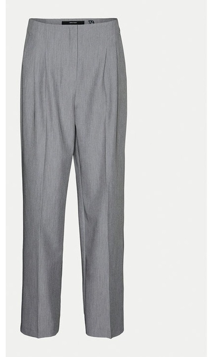 Vero Moda Pantaloni din material Vika 10323447 Gri Straight Fit, Poliester