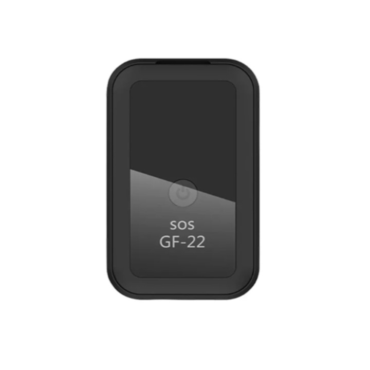 GPS lokátor GF-22, Spreest, nyomkövető funkció, SOS riasztó, fekete