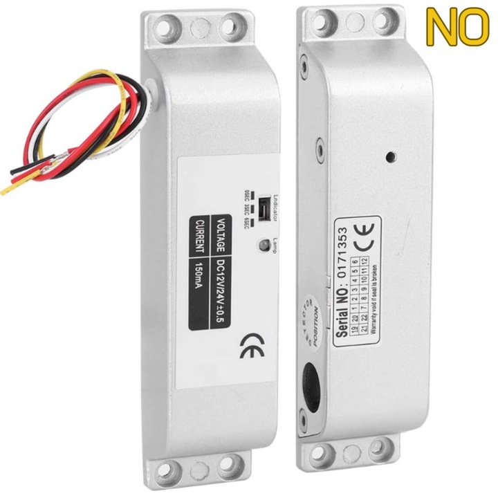 Zavor electric Spreest DC200M NO, 1000KG forta de prindere, 12V-24V, montaj usor