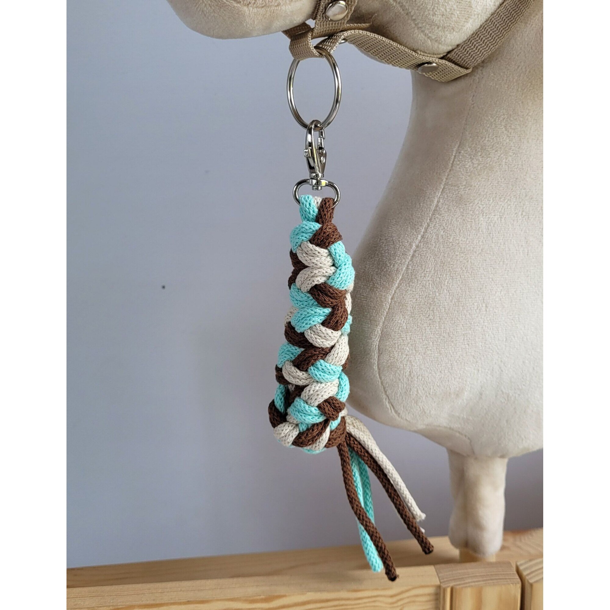 0073　toffee+bean Franghie pentru cai, Super Hobby Horse, bumbac, 73cm, 2cm