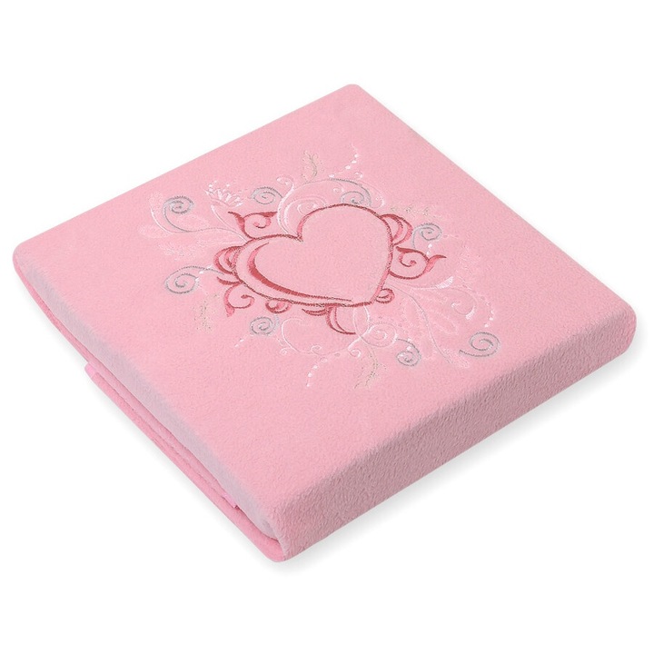 Paturica pentru bebelusi, My Sweet Baby, roz, 70x100cm