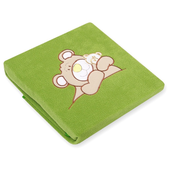 Поларно одеяло за бебета, My Sweet Baby, 70x100cm, зелено