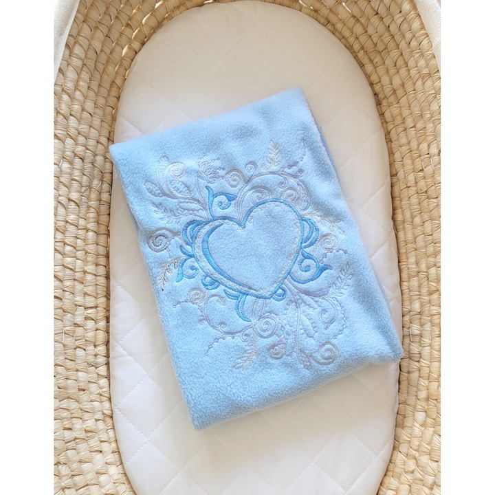 Одеяло за бебета, My Sweet Baby, 70x100см, синьо