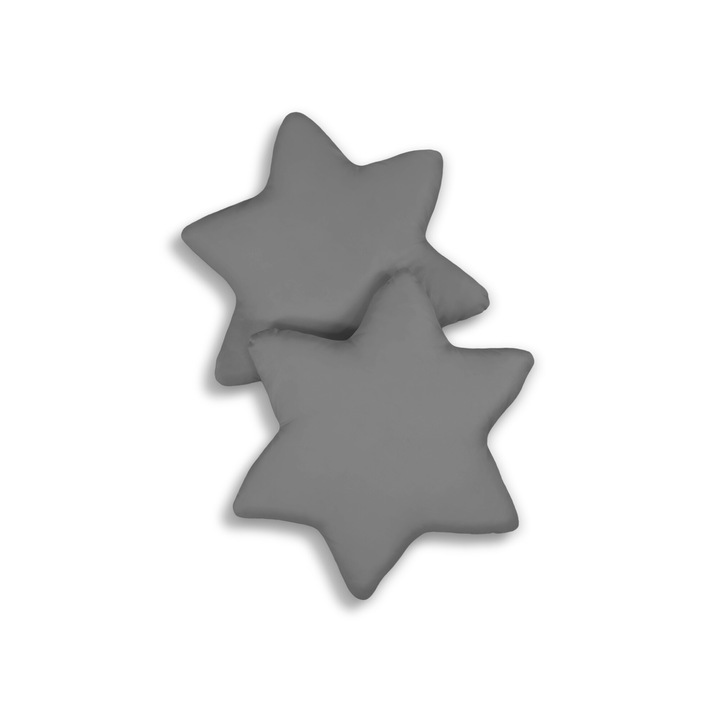 2 db díszpárna készlet, My Sweet Baby, sötétszürke, 40x40cm