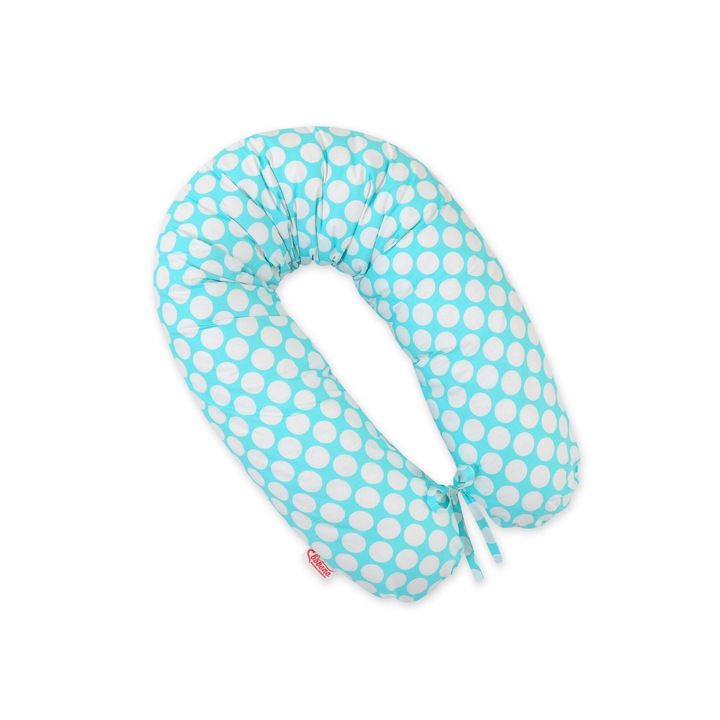Възглавница за бременни Bobono, дълга, 170см, многоцветна, за сън и кърмене