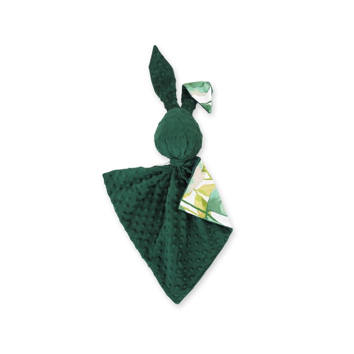 Плюшена играчка Бобоно, зайче, 70х45 см, с 2 лица, многоцветно