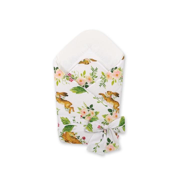 Bobono babatakaró, 3 rétegű, pamut, többszínű, 77x77cm