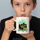 Cana fotograf printre muti asa vanez eu aventura, 330ml, Ceramic cu Maner Alb
