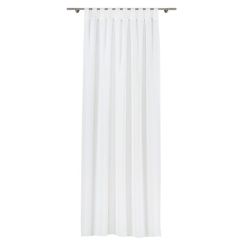 Perdea Voile, Imagine, cu bride, bumbac, crem, 140x245cm Perdea Voile, Imagine, cu bride, bumbac, crem, 140x245cm