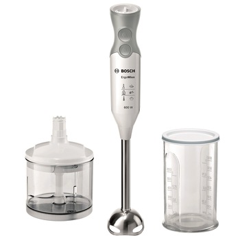 Mixer vertical Bosch MSM66120, 600 W, 12 Viteze + Functie Turbo, Minitocator, Alb/Gri Mixer vertical Bosch MSM66120, 600 W, 12 Viteze + Functie Turbo, Minitocator, Alb/Gri