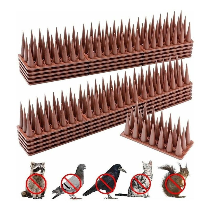 Momeala pentru protectia gradinii, Enforose, protectie impotriva porumbeilor, rezistent la intemperii, dimensiuni ajustabile