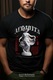 Tricou Barbati Zeita afrodita iubirii arta greaca mitica cu imprimeu pe Fata, 100% Bumbac, Negru, L