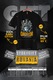 Tricou Barbati Brigada Oaselor grup de schelete de oameni filme cu imprimeu pe Fata, 100% Bumbac, Negru, S