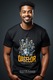 Tricou Barbati Brigada Oaselor grup de schelete de oameni filme cu imprimeu pe Fata, 100% Bumbac, Negru, S