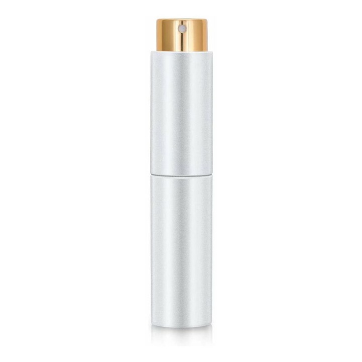 Преносима вакуумна бутилка със спрей за парфюм, 10 ml, бяла