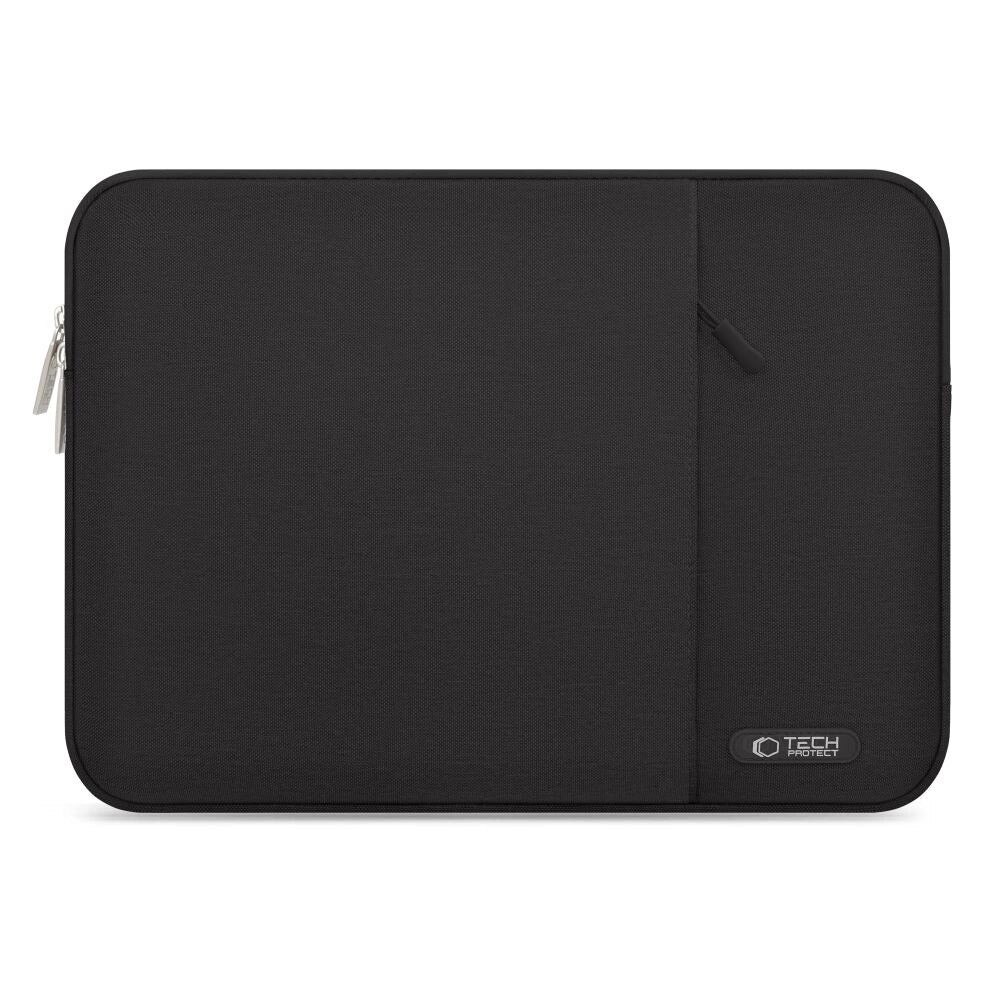 Etui laptop Tech-Protect Sleevy, 15-16 inch, negru, dimensiuni 41,5x29x2,5cm
