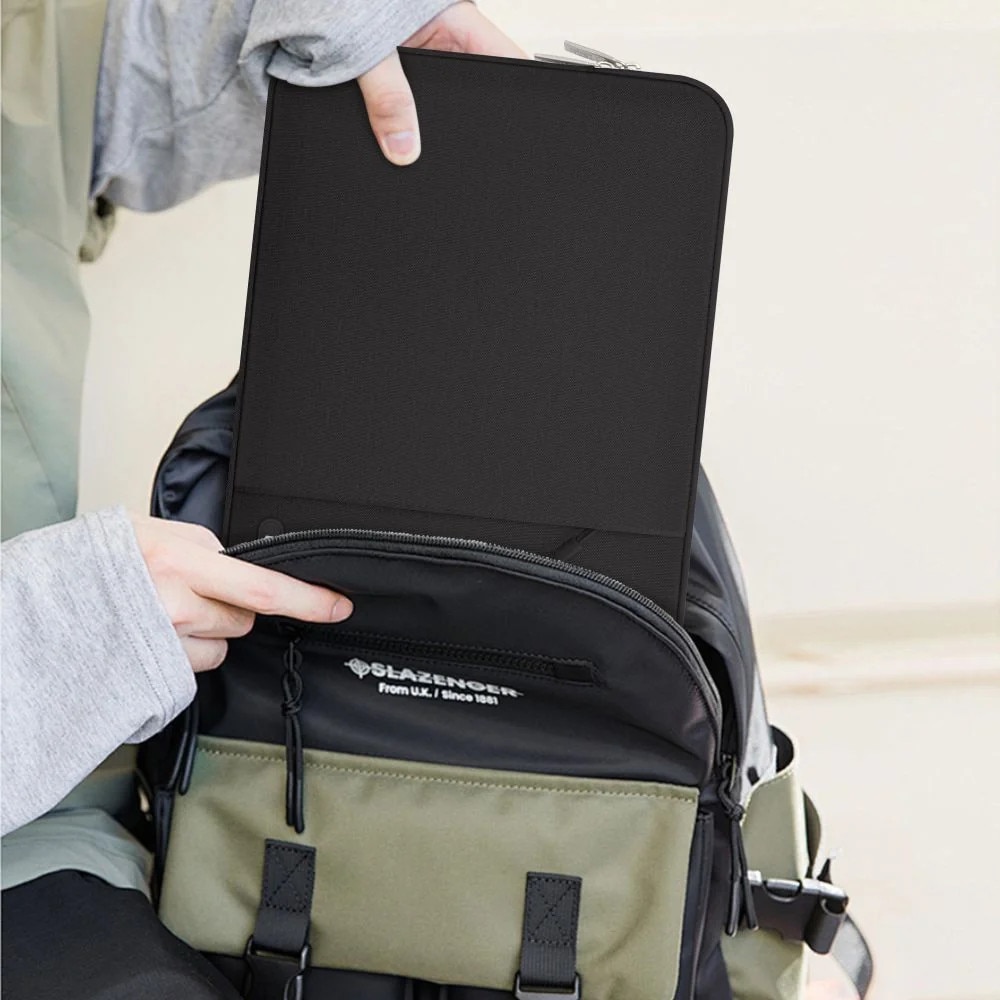 Etui laptop Tech-Protect Sleevy, 15-16 inch, negru, dimensiuni 41,5x29x2,5cm