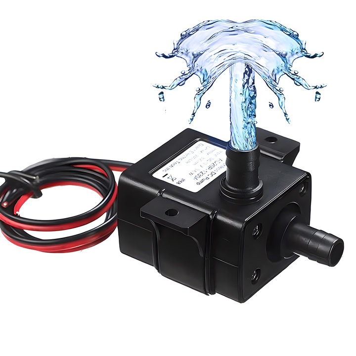 Pompa submersibila, AMRINUGL, 240l/h, 3m inaltime, neagra, pentru acvarii si fantani