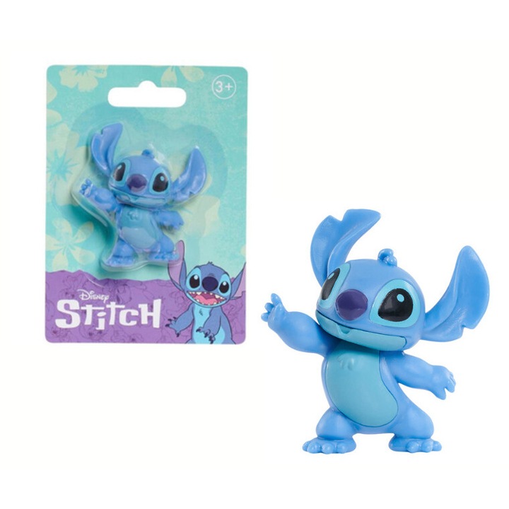 Figurina colectionabila Stitch 5cm, Just Play, detalii precise, 11,5x8,2x3cm, varsta 3+