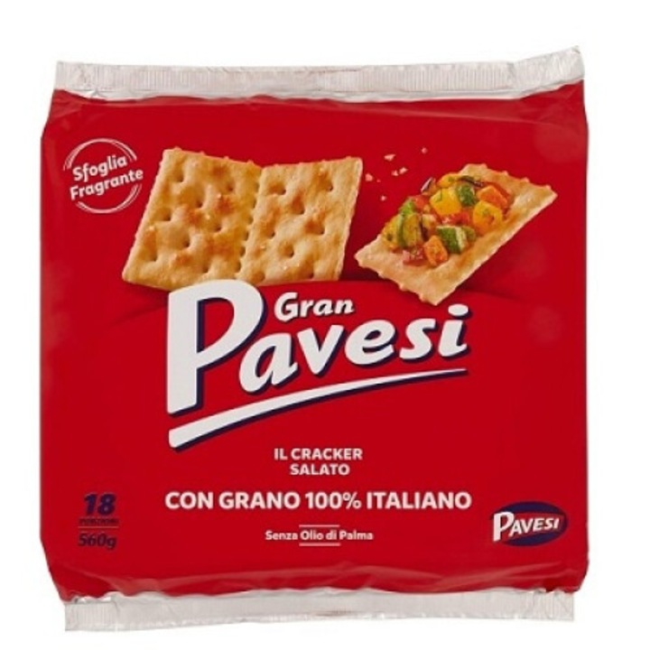 Biscuiti sarati Cracker Gran Pavesi 560g