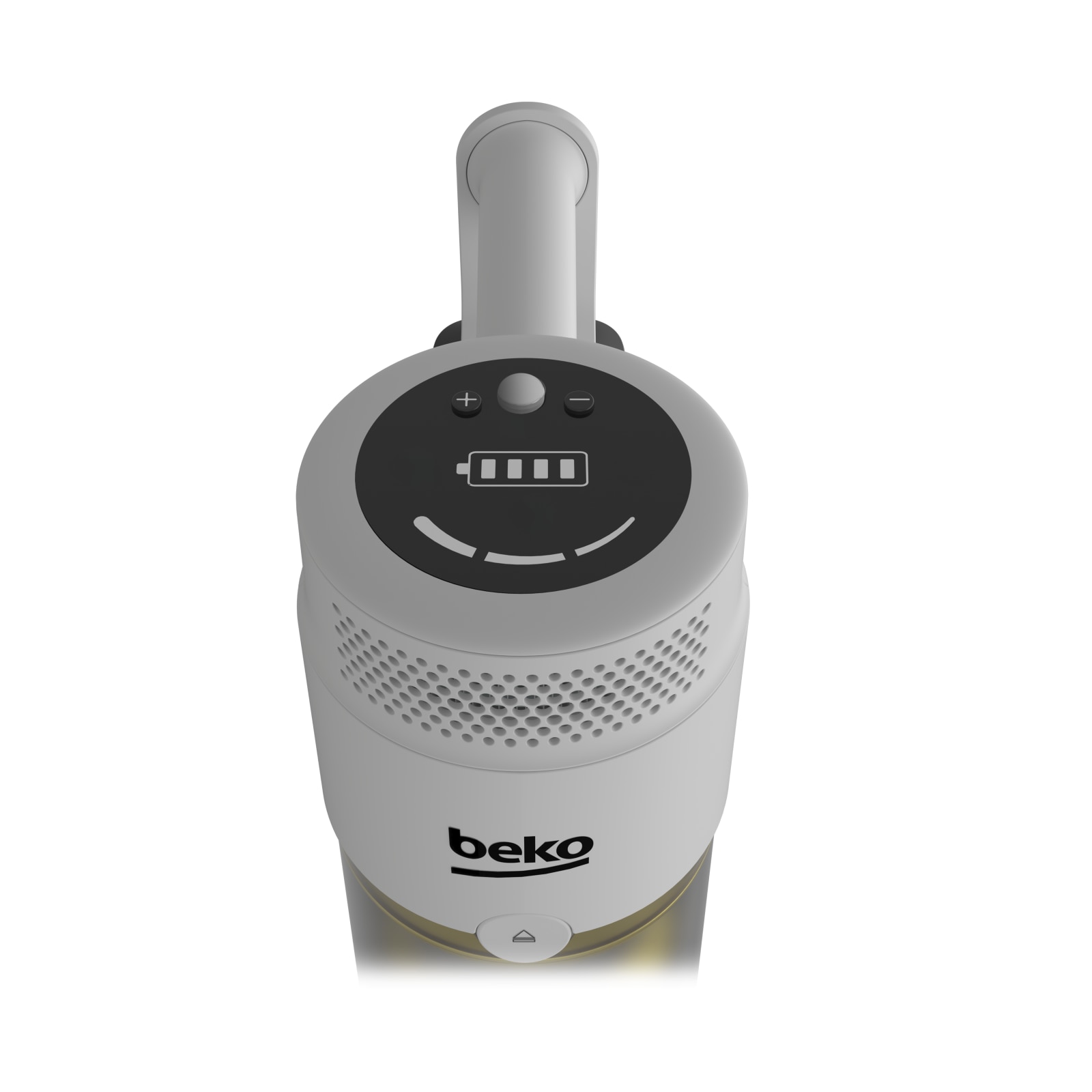 Aspirator Vertical 2in1 BEKO PowerClean VRT76325VW, 0.5l, 25.2V, Autonomie max 60 min, Alb-Negru