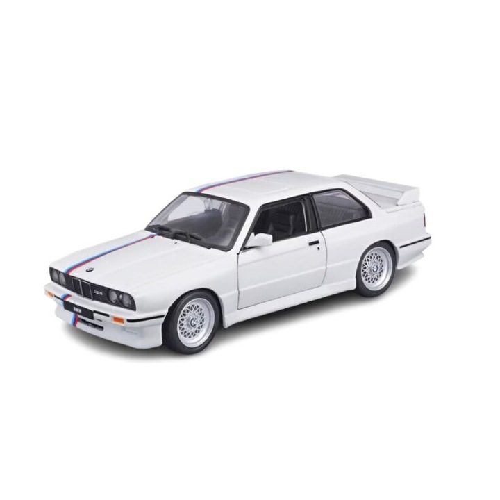 Macheta auto BMW M3 (E30) (1988) alb 1:24