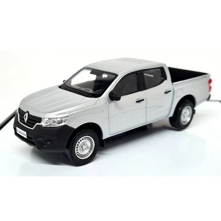 Renault Alaskan pick-up gri, macheta auto scara 1/43 Norev