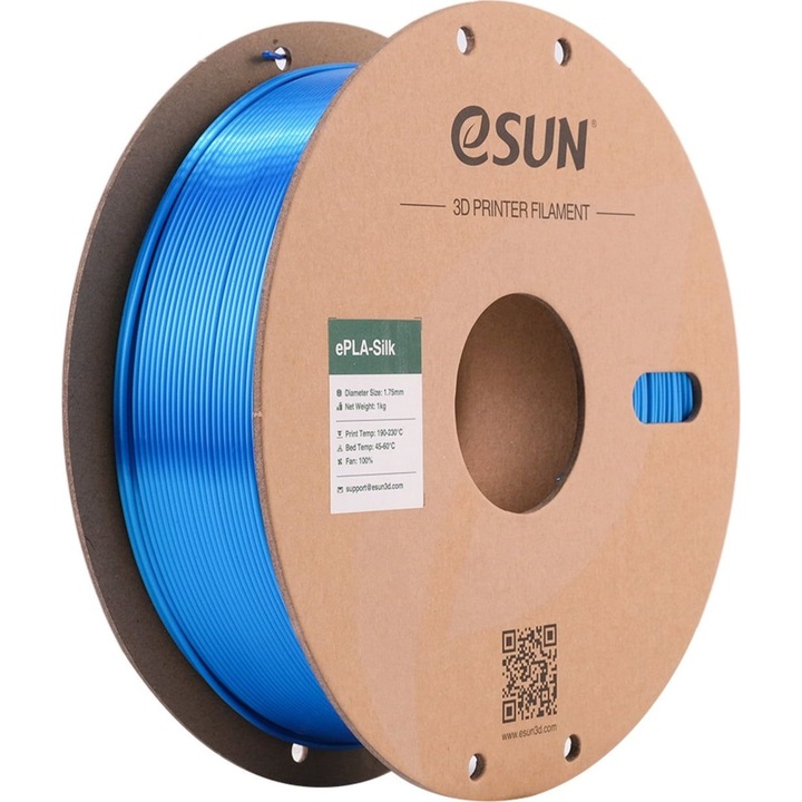 Filament eSUN PLA Silk Cyan 1.75mm 1kg