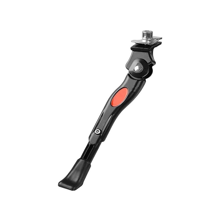 Централен крак за велосипед WTO®, регулируем, алуминий, 26 - 30 см, черен