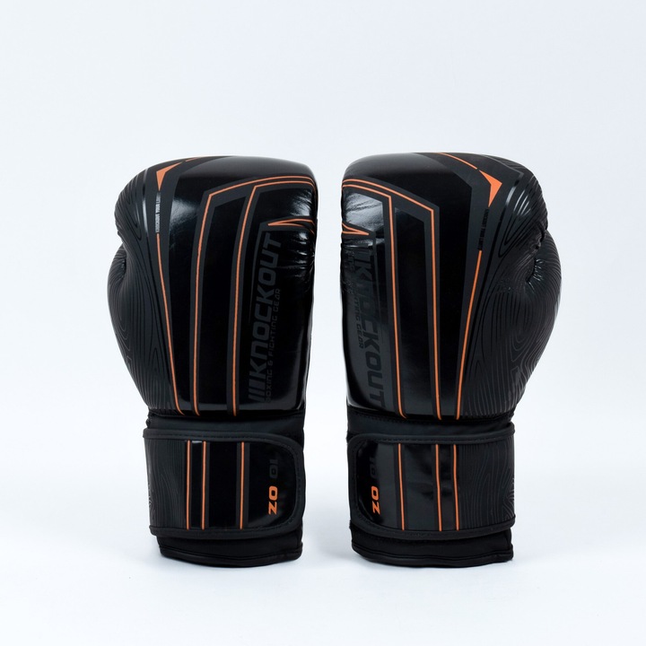 Bokszkesztyűk Knockout Fusion 10 oz / fekete/narancs