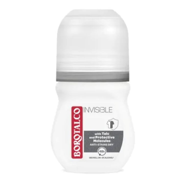 Primer Map Invisible Emag Стик рол-он Invisible 50 ml Borotalco - eMAG.bg